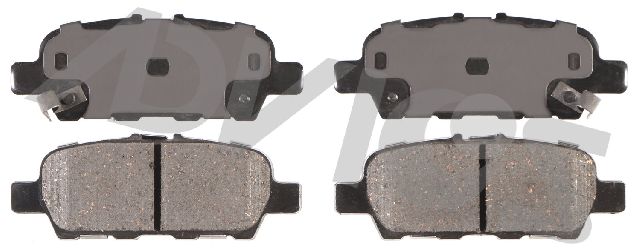 Disc Brake Pad Set - Rear for 2010-2012 INFINITI EX35 (Advics AD1393)