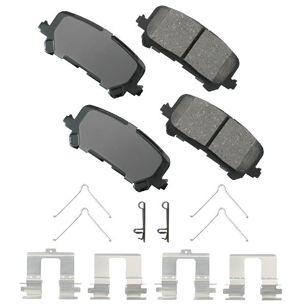 Disc Brake Pad Set - Rear for 2009-2022 Honda Pilot (Akebono ACT1281)