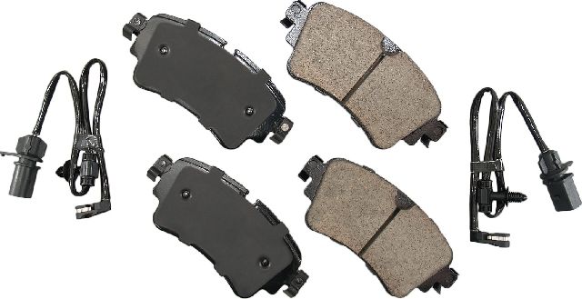 Disc Brake Pad Set - Rear for 2017-2020 Audi A4 (Akebono EUR1898A)