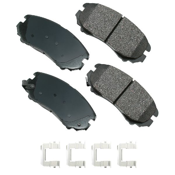 Disc Brake Pad Set - Front for 2014-2016 Cadillac ELR (Akebono ACT924A)