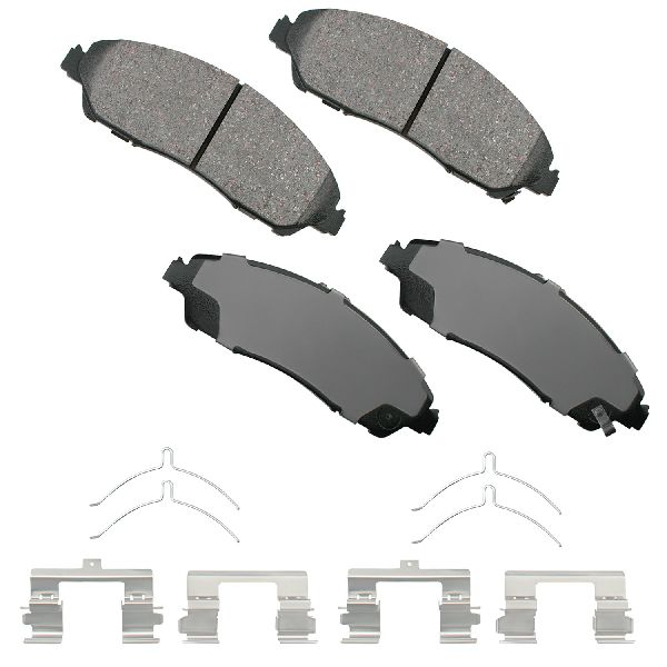 Disc Brake Pad Set - Front for 2009-2022 Honda Pilot (Akebono ACT1280)