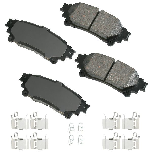 Disc Brake Pad Set - Rear for 2016-2017 Lexus RC200t (Akebono ACT1391A)