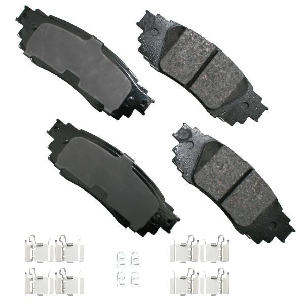 Disc Brake Pad Set - Rear for 2016-2022 Lexus RX450h (Akebono ACT1879)