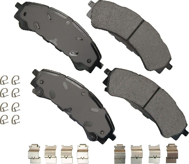 Disc Brake Pad Set - Front for 2019-2024 Ford Ranger (Akebono ACT2216)
