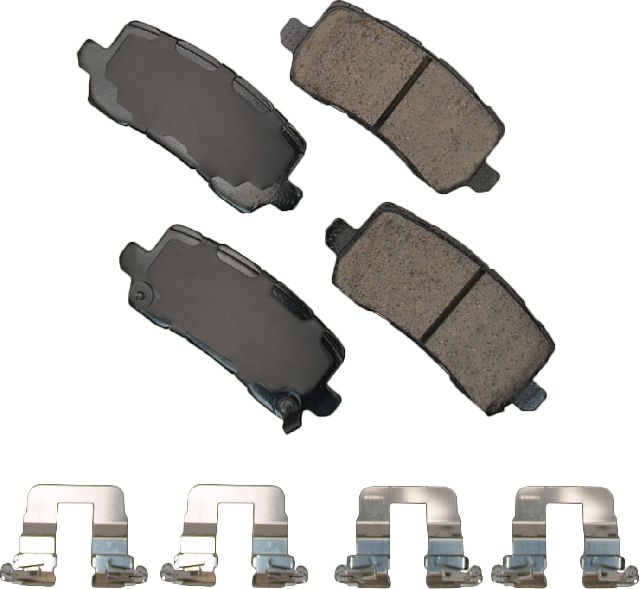 Disc Brake Pad Set - Rear for 2017-2020 Acura MDX (Akebono ACT2372)