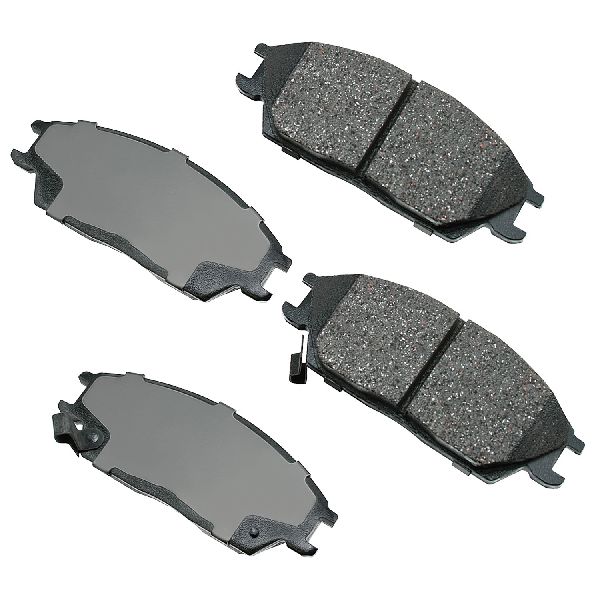 Disc Brake Pad Set - Front for 1989-1994 Hyundai Excel (Akebono ACT497)