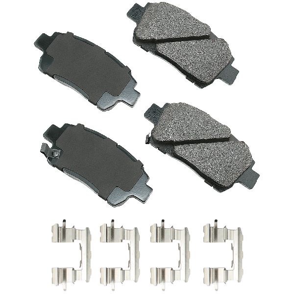Disc Brake Pad Set - Front for 2001-2009 Toyota Prius (Akebono ACT822A)