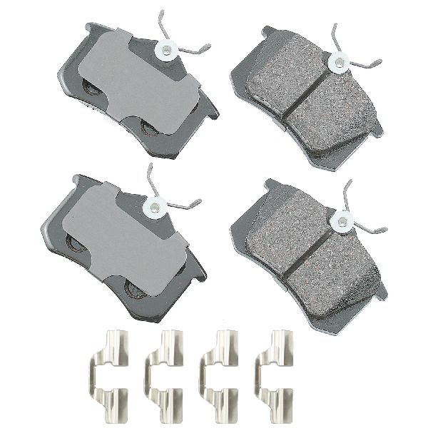 Disc Brake Pad Set - Rear for 2002-2003 Audi S6 (Akebono EUR340B)