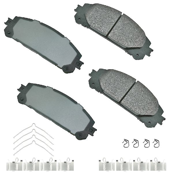 Disc Brake Pad Set - Front for 2010-2022 Lexus RX450h (Akebono ACT1324A)