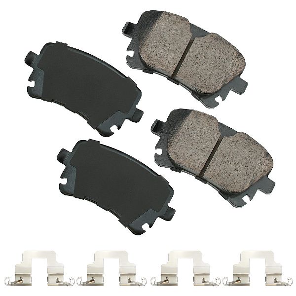 Disc Brake Pad Set - Rear for 2010-2014 Audi A5 (Akebono EUR1018A)