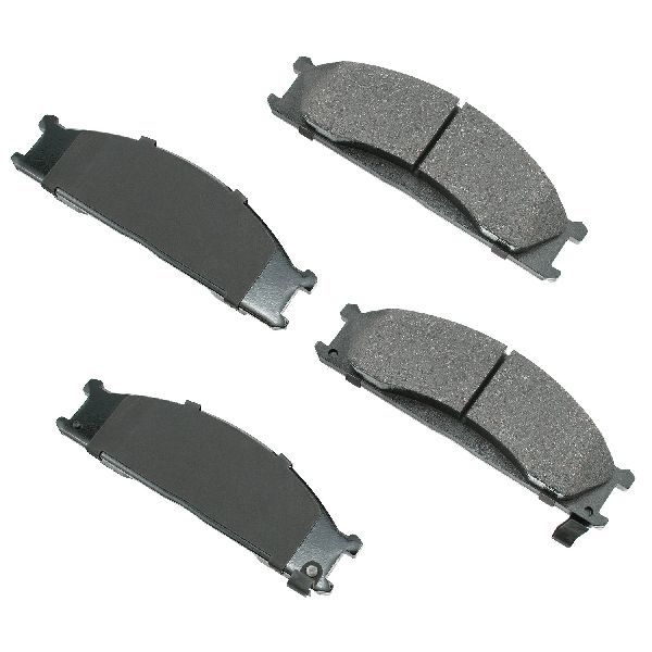 Disc Brake Pad Set - Front for 1998-2004 Nissan Frontier (Akebono ACT333)