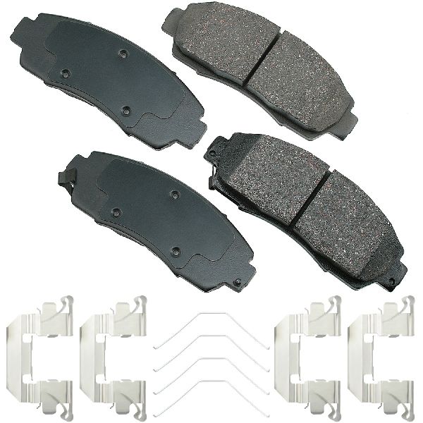 Disc Brake Pad Set - Front for 2005-2017 Honda Odyssey (Akebono ACT1089A)