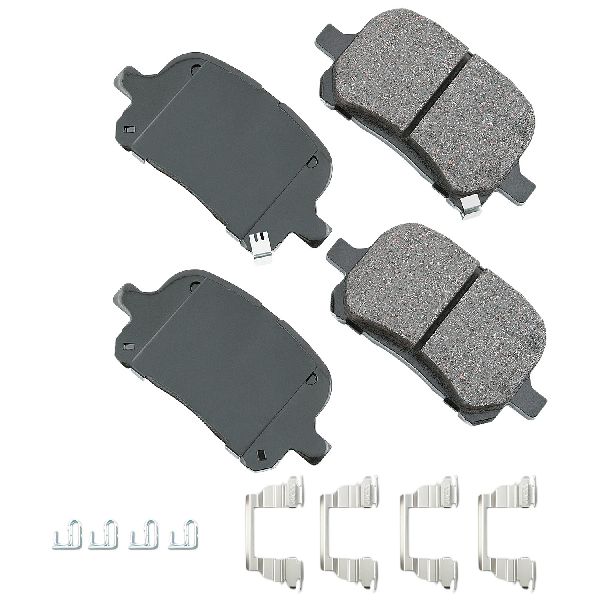 Disc Brake Pad Set - Front for 1999-2001 Lexus RX300 (Akebono ACT707A)