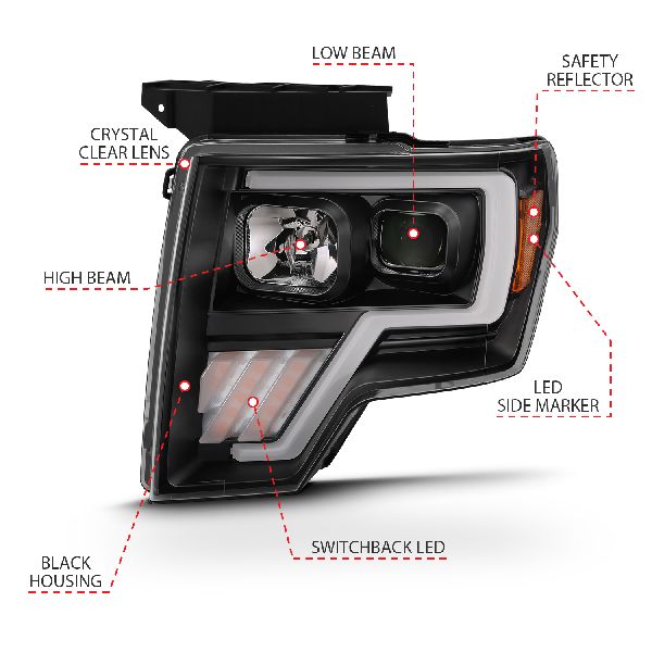 ANZO Headlight Assembly 