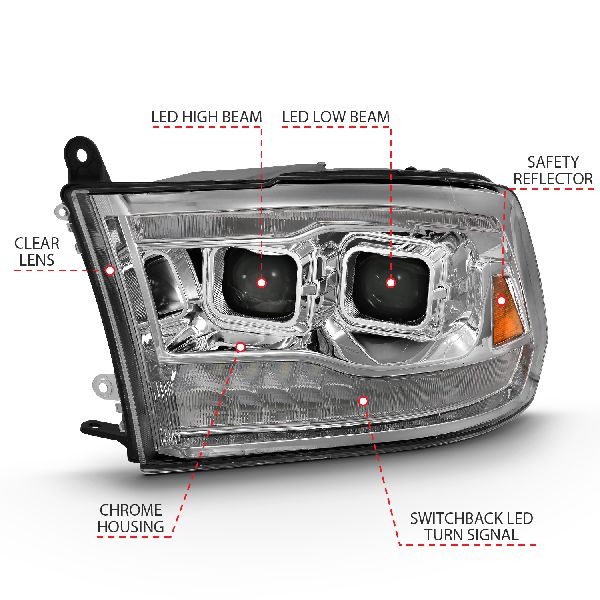 ANZO Headlight Assembly 