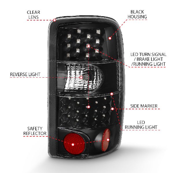 ANZO Tail Light 