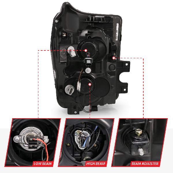 ANZO Headlight Set 