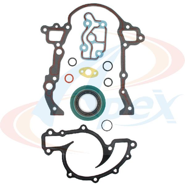 Engine Timing Cover Gasket Set for 1996-2004 Buick Regal (Apex ATC3590)