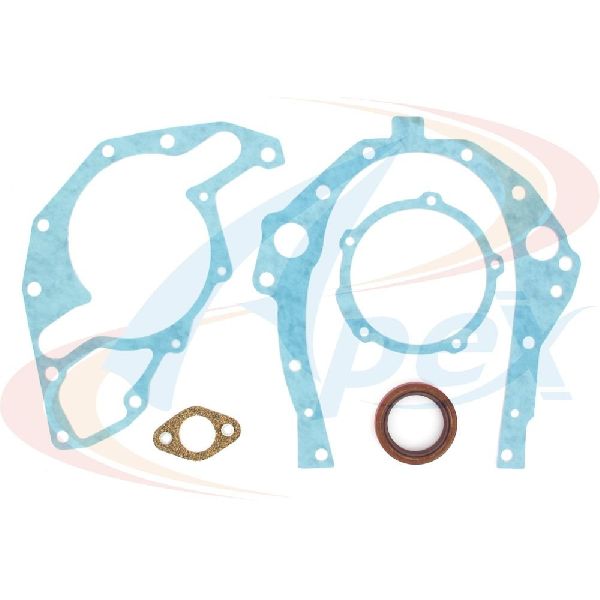 Engine Timing Cover Gasket Set for 1987-1994 Chevrolet Cavalier (Apex ATC3150)