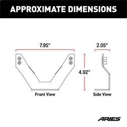 ARIES License Plate Bracket 