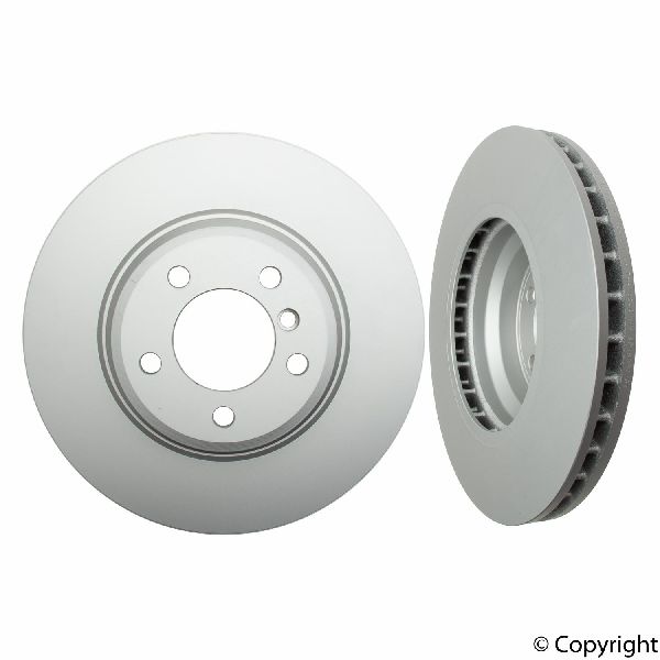 ATE Coated Disc Brake Rotor  Front 
