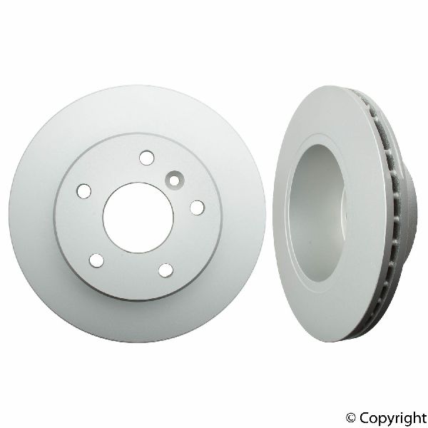 ATE Coated Disc Brake Rotor  Front 