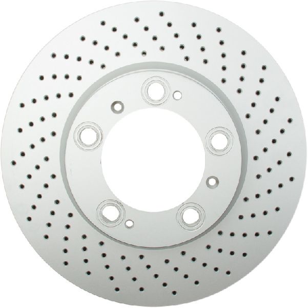 ATE Coated Disc Brake Rotor  Front Right 