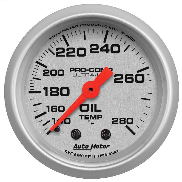 AutoMeter Engine Oil Temperature Gauge 