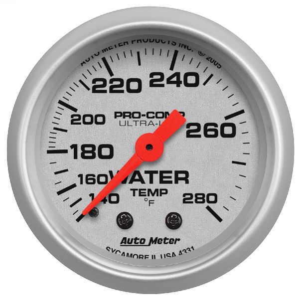AutoMeter Engine Coolant Temperature Gauge 