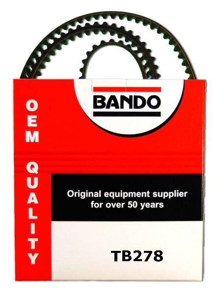 Engine Timing Belt - Camshaft for 1996-1998 Hyundai Elantra (Bando TB278)