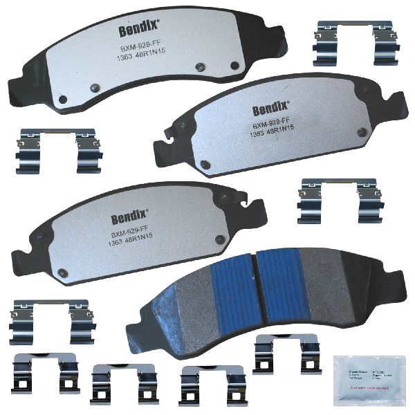 Disc Brake Pad Set - Front for 2007-2018 GMC Sierra (Bendix MKD1363FM)
