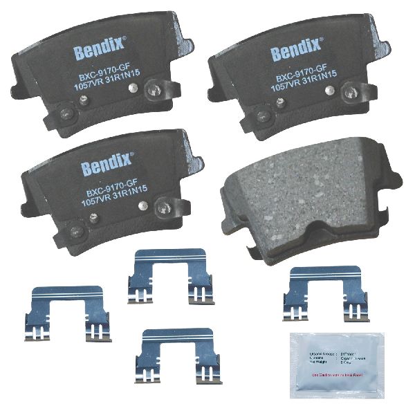 Disc Brake Pad Set - Rear for 2005-2022 Chrysler 300 (Bendix CFC1057VR)