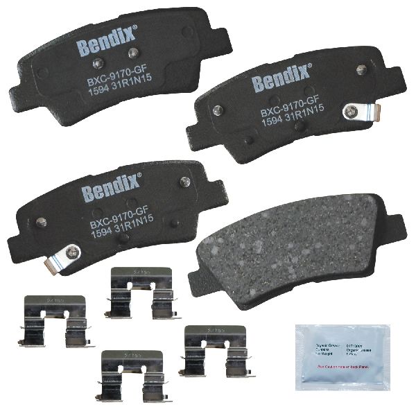 Disc Brake Pad Set - Rear for 2014-2017 Kia Forte5 (Bendix CFC1594)