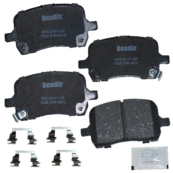 Disc Brake Pad Set - Front for 2004-2007 Saturn Ion (Bendix CFC1028)