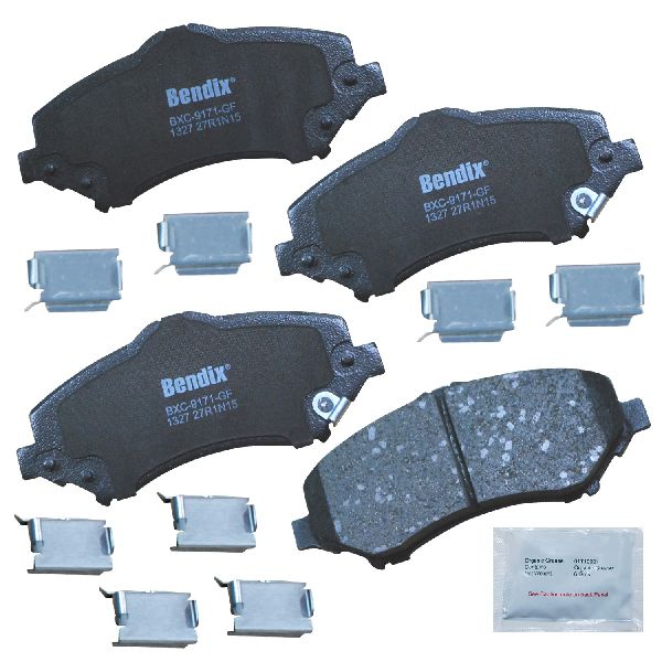 Disc Brake Pad Set - Front for 2007-2017 Jeep Wrangler (Bendix CFC1327)