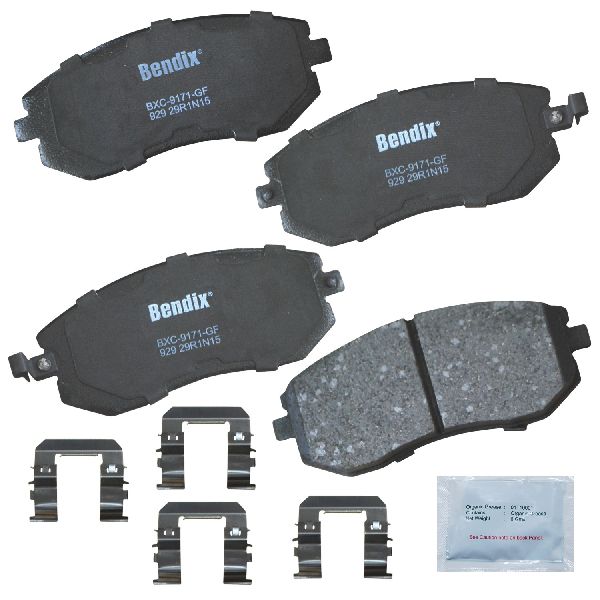Disc Brake Pad Set - Front for 2018-2020 Subaru XV (Bendix CFC929)