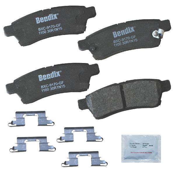 Disc Brake Pad Set - Rear for 2009-2012 Suzuki Equator (Bendix CFC1100)