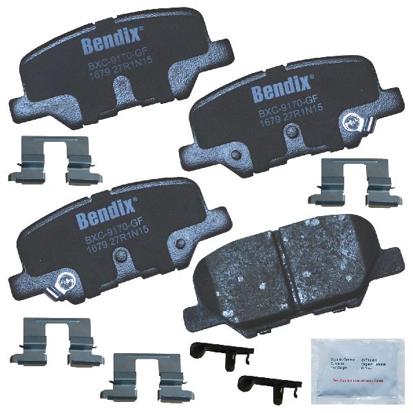 Disc Brake Pad Set - Rear for 2014-2018 Mazda 3 (Bendix CFC1679)