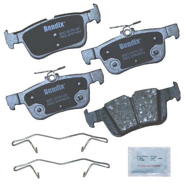 Disc Brake Pad Set - Rear for 2015-2019 Lincoln MKC (Bendix CFC1665)