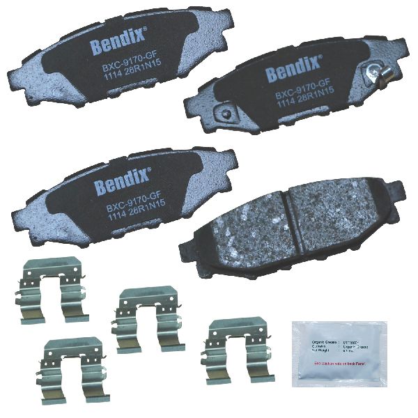 Disc Brake Pad Set - Rear for 2013-2020 Subaru XV (Bendix CFC1114)