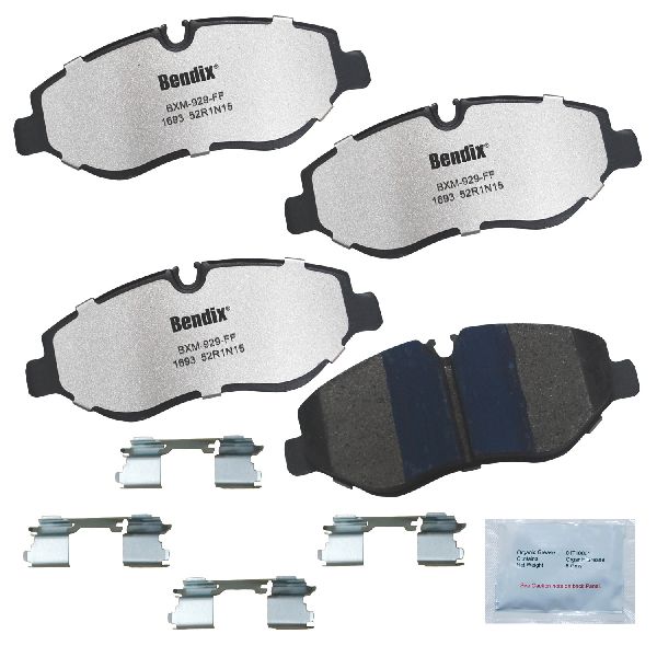 Disc Brake Pad Set - Front for 2007-2018 Freightliner Sprinter 2500 (Bendix MKD1693FM)