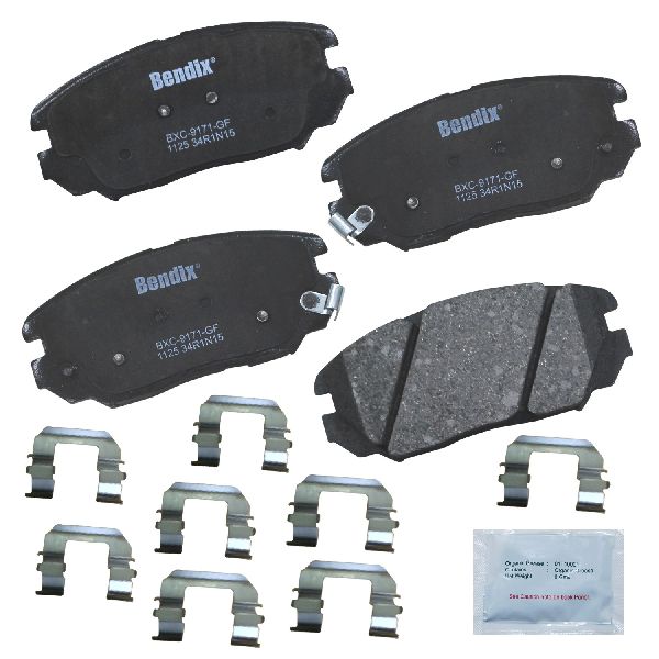 Disc Brake Pad Set - Front for 2006-2010 Hyundai Sonata (Bendix CFC1125)