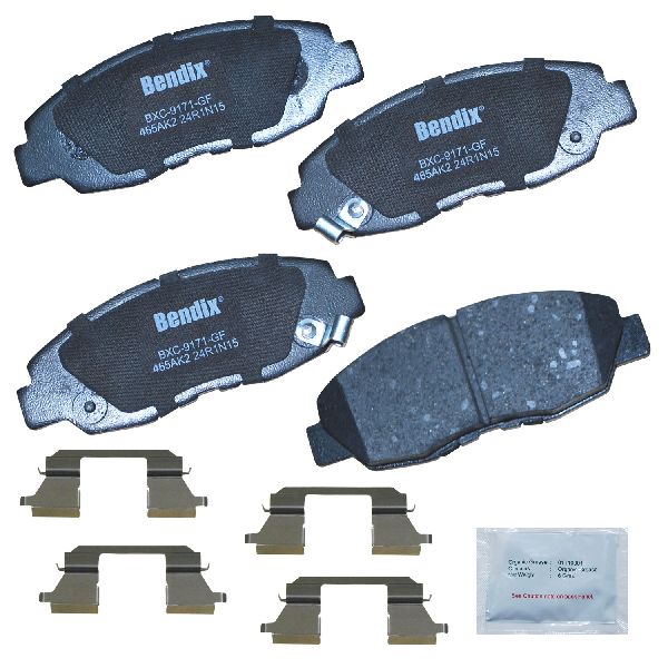 Disc Brake Pad Set - Front for 2010-2014 Honda Insight (Bendix CFC465AK2)