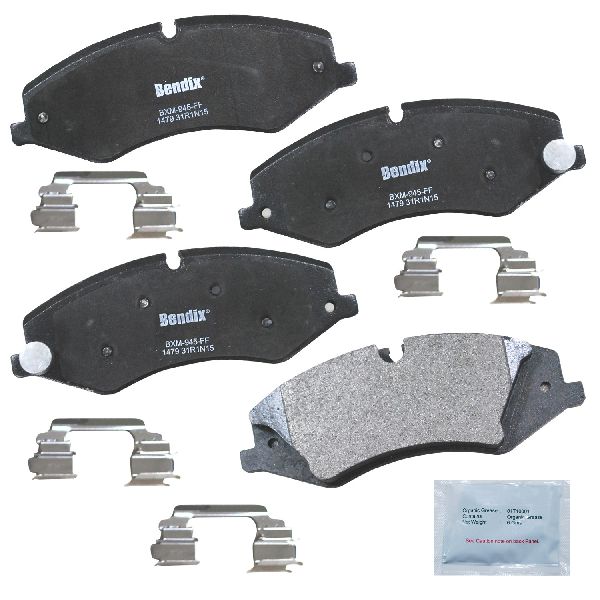Disc Brake Pad Set - Front for 2014-2017 Land Rover Discovery (Bendix CFM1479)