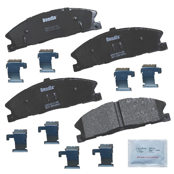 Disc Brake Pad Set - Front for 2012-2013 Ford Explorer (Bendix CFC1611)