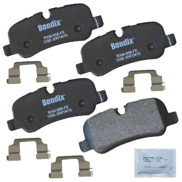 Disc Brake Pad Set - Rear for 2014-2016 Land Rover Discovery (Bendix CFM1099)