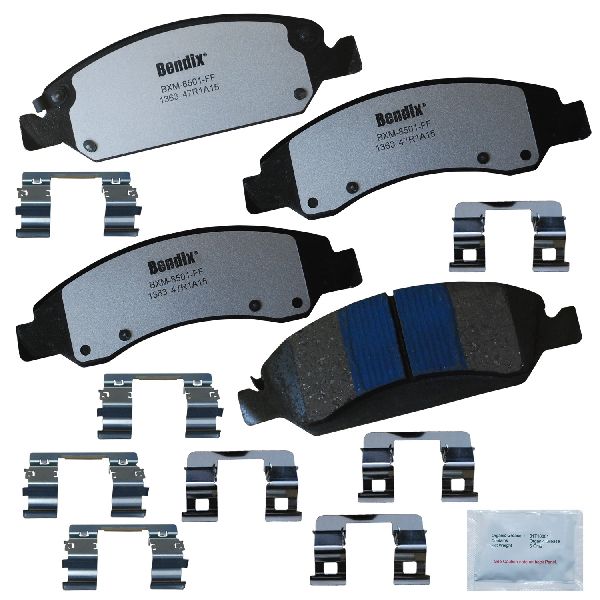 Disc Brake Pad Set - Front for 2007-2018 GMC Sierra (Bendix PBD1363)