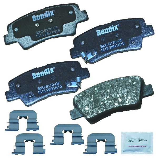 Disc Brake Pad Set - Rear for 2012 Kia Rio (Bendix CFC1313)