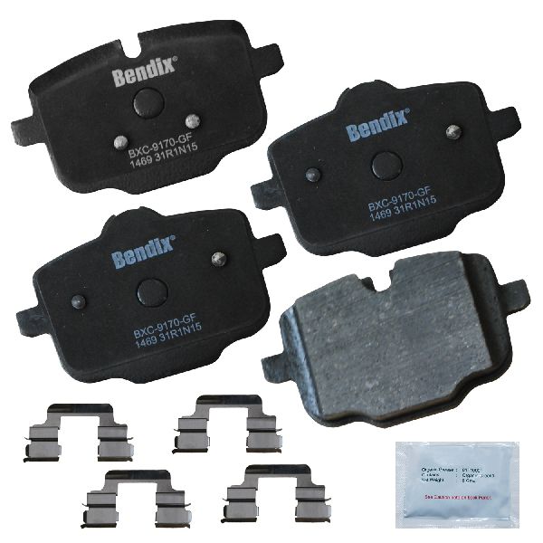 Disc Brake Pad Set - Rear for 2012-2018 BMW 640i (Bendix CFC1469)