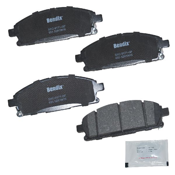 Disc Brake Pad Set - Front for 1996-2004 Nissan Pathfinder (Bendix CFC855)